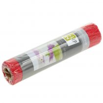 Itens Mesa dobradiça vermelha com ouro 26cm x 300cm