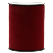 Itens Fita de mesa fita de veludo vermelho escuro 100mm 8m
