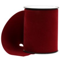 Itens Fita de mesa fita de veludo vermelho escuro 100mm 8m