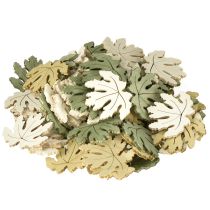 Itens Decoração de mesa outono decoração dispersa decoração em madeira folha de bordo 4cm 72 peças