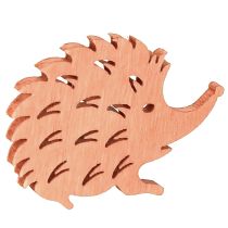 Itens Decoração de mesa outono decoração dispersa madeira ouriço L4cm Alt.3cm 72 un