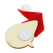 Itens Decoração de mesa com Papai Noel e boneco de neve, 4-5 cm, 12 peças