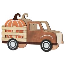 Itens Decoração de mesa decoração de abóbora de outono caminhão de entrega madeira 20×7,5×12,5cm