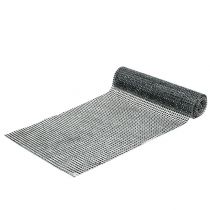 Corredor de mesa com lantejoulas prata L25cm L228cm