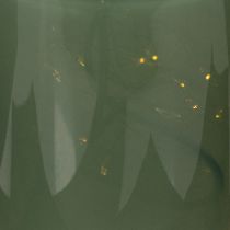 Itens Abajur de mesa LED com estampa floral para iluminação elegante da sala de estar, 23 cm