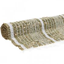Jogo de mesa ervas marinhas natural, branco Jogo de mesa pequeno 47×33cm