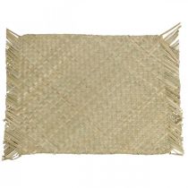 Itens Placemat erva marinha decoração de mesa retangular natureza jacinto de água 33 × 48cm