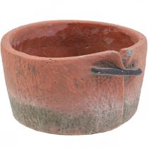 Vaso de flor de concreto cachepot vaso de terracota Ø18.5cm A10.5cm