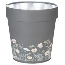 Itens Vaso de flores com estampa floral para decoração moderna de casa e varanda de verão, 13 cm, conjunto de 4 peças