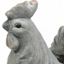 Frango para plantar, decoração de páscoa, vaso de plantas, primavera, aparência de concreto de frango decorativo H30cm
