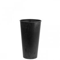 Mesa Jarra Jarra Plástico Preto Antracite Ø15cm A24cm