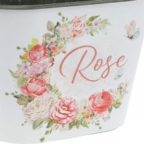 Floreira, vaso decorativo rosas, floreira C19cm A12,5cm