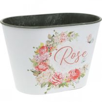 Plantador, rosas decorativas, vaso de flores L19cm A12,5cm