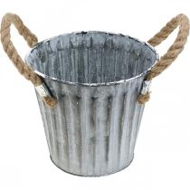 Itens Vaso com pegas, cachepot de metal, vaso decorativo para plantar Ø14,5cm