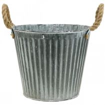 Itens Floreira, vaso decorativo com alças, vaso de metal para plantio Ø25,5cm