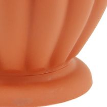 Itens Vaso de plástico com base de terracota Ø 15cm - 21cm, 1 peça