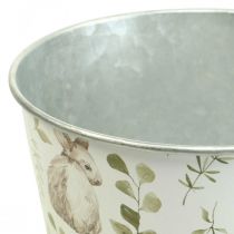 Coelhinho Cachepot de Páscoa de metal Ø14cm A12.5cm