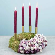 Vassoura de Flores Secas Bloom Branqueada 140g