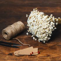 Itens Buquê de flores secas, delicadas flores para decoração natural da casa, 44 cm