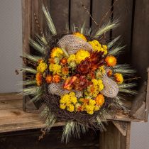 Ramo de flores secas Ramo de flores de campo Laranja A50cm 300g