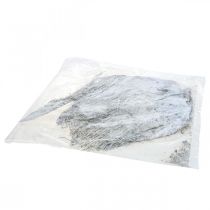 Itens Fibra de palmeira branca, plantas secas decorativas, 250g, material para artesanato