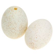 Ovos de peru natureza 6,5cm 10pcs
