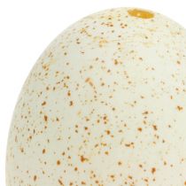 Itens Ovos de peru naturais para decoração de Páscoa, ovos de ave reais de 6,5 cm, pacote com 10 unidades.