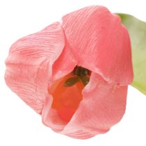 Itens Tulipa de alta qualidade, réplica realista para vasos de mesa, 21 cm, conjunto de 6 peças.