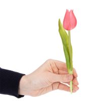 Itens Tulipa de alta qualidade, réplica realista para vasos de mesa, 21 cm, conjunto de 6 peças.