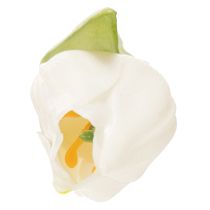 Itens Tulipa artificial, decoração realista, flor artificial durável para casa, 21 cm, 6 peças.