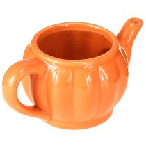 Itens Vaso/bule de cerâmica, laranja sortido, 15×9×6,5cm, 2 peças