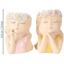 Itens Vaso Cerâmico Dreaming Girl Variado H19.5cm 2 peças