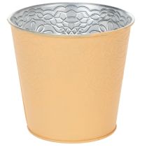 Itens Vaso de metal, laranja pastel, Ø13,5cm A12,5cm