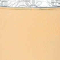 Itens Vaso de metal, laranja pastel, Ø16cm A14cm