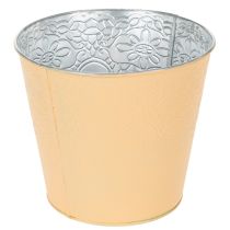 Itens Vaso de metal, laranja pastel, Ø16cm A14cm