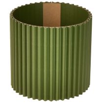 Itens Vaso de papel verde escuro Ø13cm H12cm 4 peças
