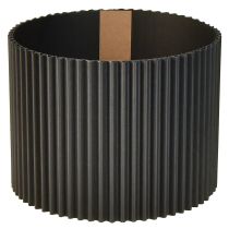 Itens Vaso de papel preto Ø19cm H14cm 3 peças