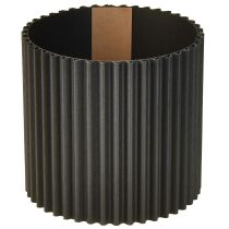 Itens Vaso de papel preto para plantas Ø13cm H12cm 4 peças