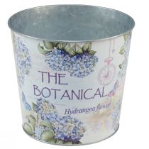 Itens Vaso de flores de metal hortênsia Ø24cm Alt.21cm