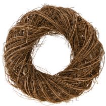 Itens Coroa decorativa de olmo feita de ramos, coroa de olmo natural Ø40cm