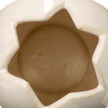 Itens Vaso decorativo em formato de ovo, decoração moderna de primavera para sala de estar, 26 cm