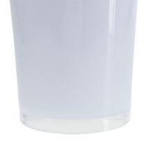 Itens Vaso “Fizzy” Ø16cm Alt.27cm branco, 1 un.