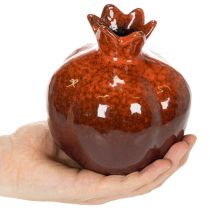 Itens Decoração de romã em cerâmica, brilhante, 14 cm