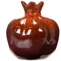 Itens Decoração de romã em cerâmica, brilhante, 14 cm