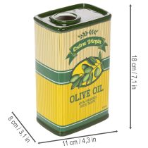 Itens Vaso decorativo de cerâmica para azeite, perfeito para decorar mesas com flores secas, 18 cm