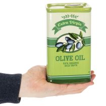 Itens Vaso para azeite, em cerâmica, ideal para decoração de cozinha e mesa mediterrânea, 18 cm