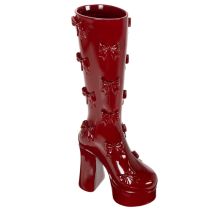 Itens Vaso decorativo em forma de bota com laço, 37 cm