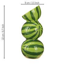 Itens Vaso de cerâmica melancia vaso decoração verão cerâmica H22cm