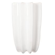 Itens Vaso canelado, vaso decorativo alto para flores secas, 24 cm