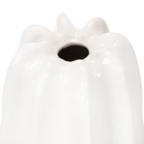 Itens Vaso canelado, vaso de cerâmica moderno para flores secas, 40 cm